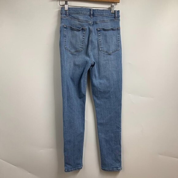Reformation Jeans Women's High & Skinny Stretch Crop in Barbados‎ Jeans Size 28 - Picture 2 of 12